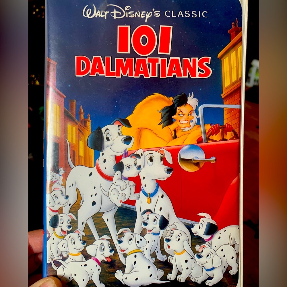 Black diamond 1st version of 101 Dalmatian’s movie vhs